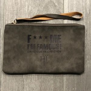 David Guetta Clutch Wristlet Purse